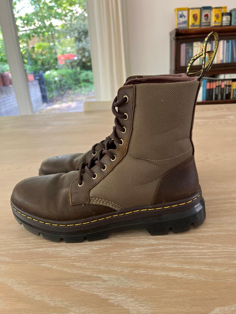 Dr. Martens Combs Bruin leer met Gore-Tex Maat 40, Ophalen of Verzenden, Zo goed als nieuw, Bruin, Lage of Enkellaarzen