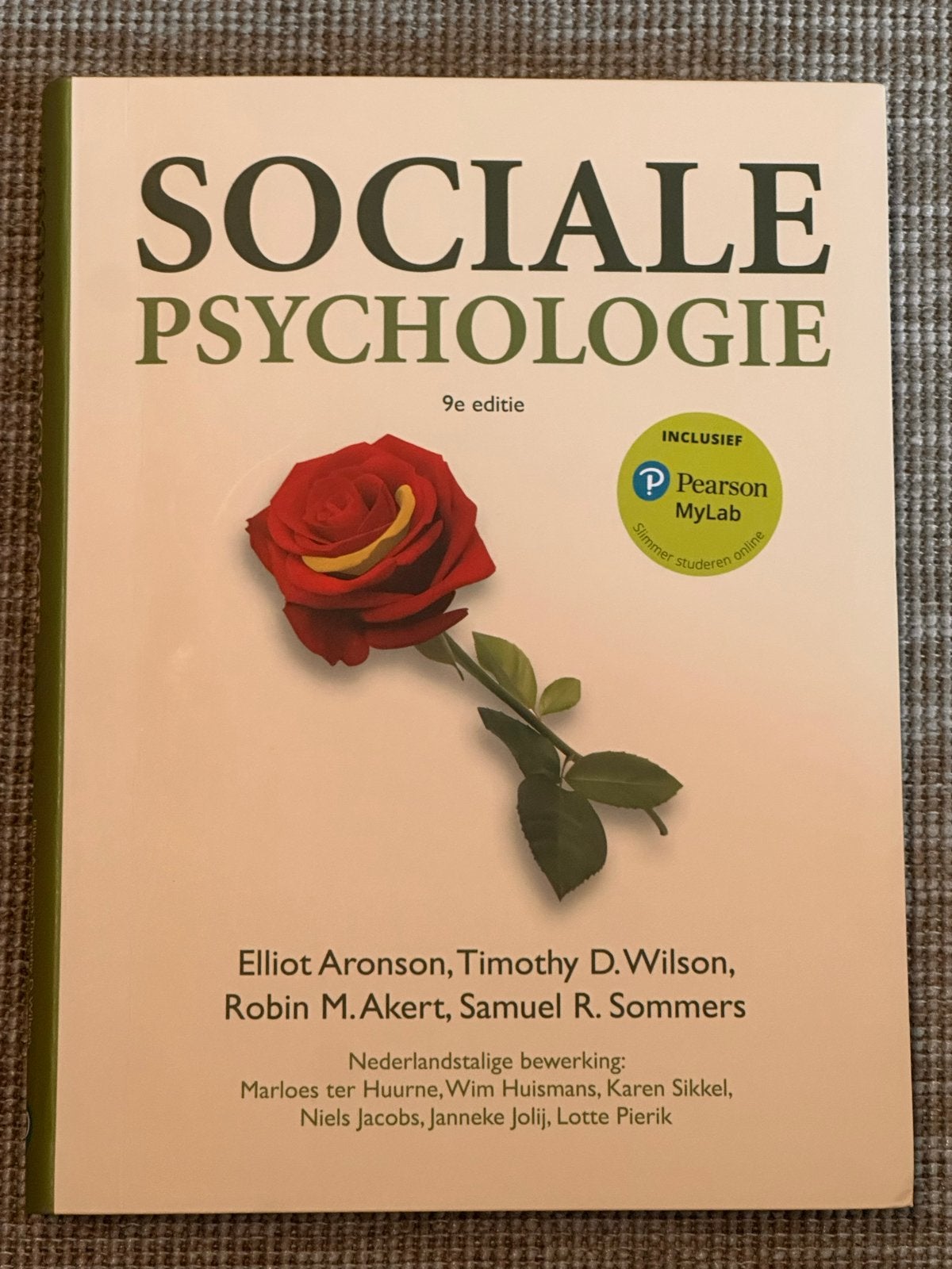 Sociale Psychologie - 9e editie - Aronson e.a., Boeken, Ophalen of Verzenden, Gamma, Zo goed als nieuw, WO