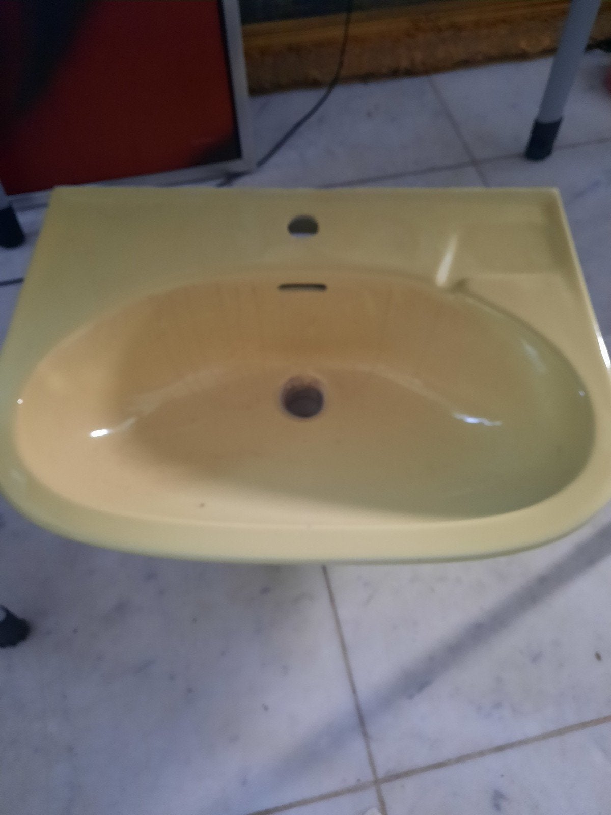 vintage sanitair wasbak jaren 70, Ophalen, Overige typen