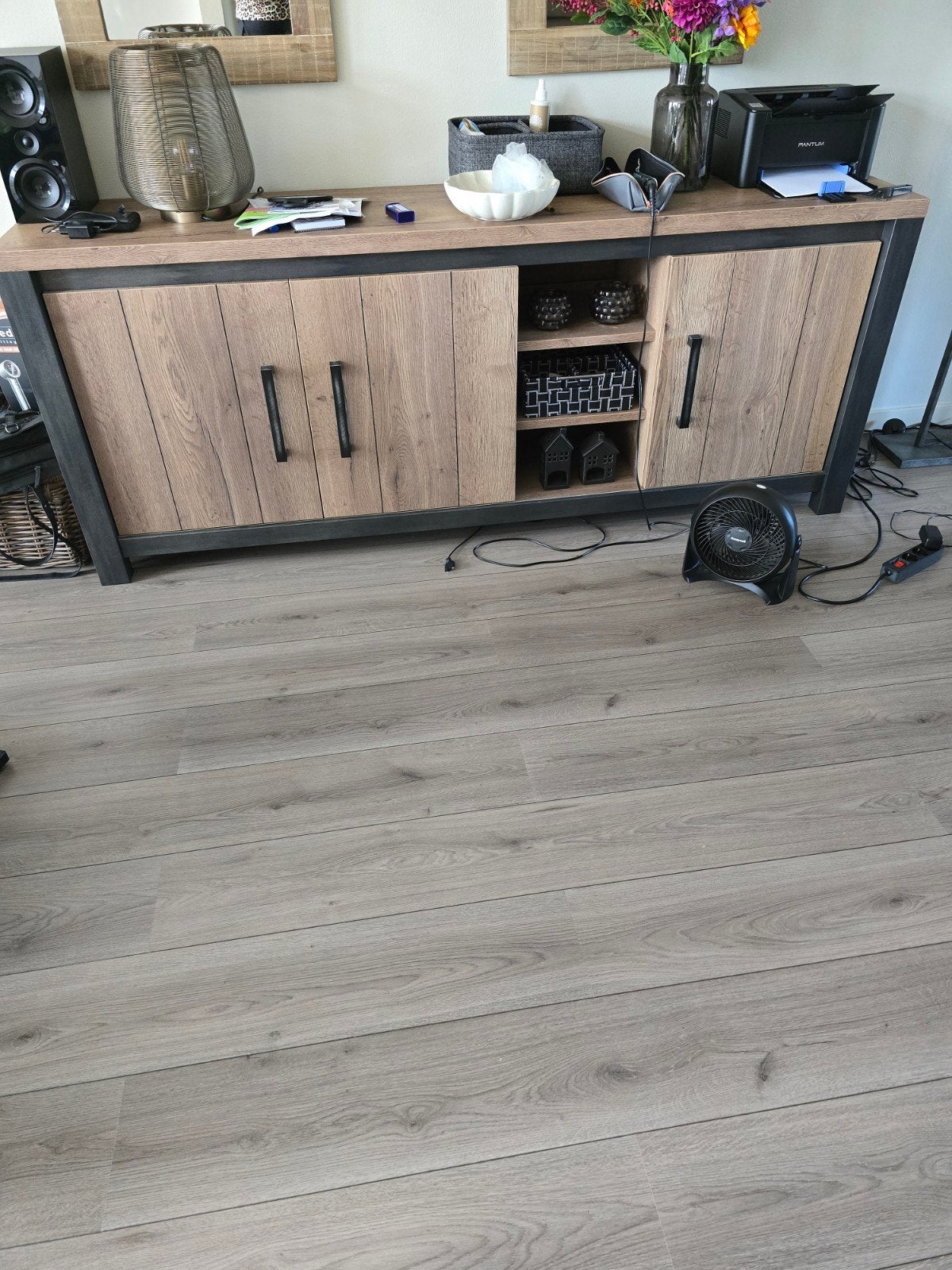 Dressoir Maverick Woonsquare zgan 200x80 cm, Ophalen, 150 tot 200 cm, Zo goed als nieuw, Metaal