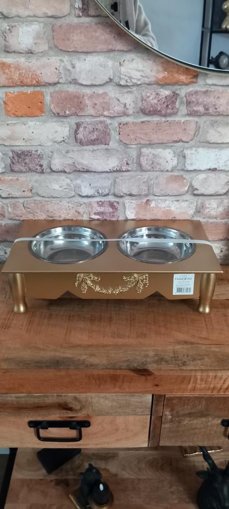 Clayre&Eef: Grote 41cm Hond of Kat Voerbakken♥️NIEUW♥️, Dieren en Toebehoren, Clayre&Eef, 1446dt, Nieuw, Ophalen of Verzenden