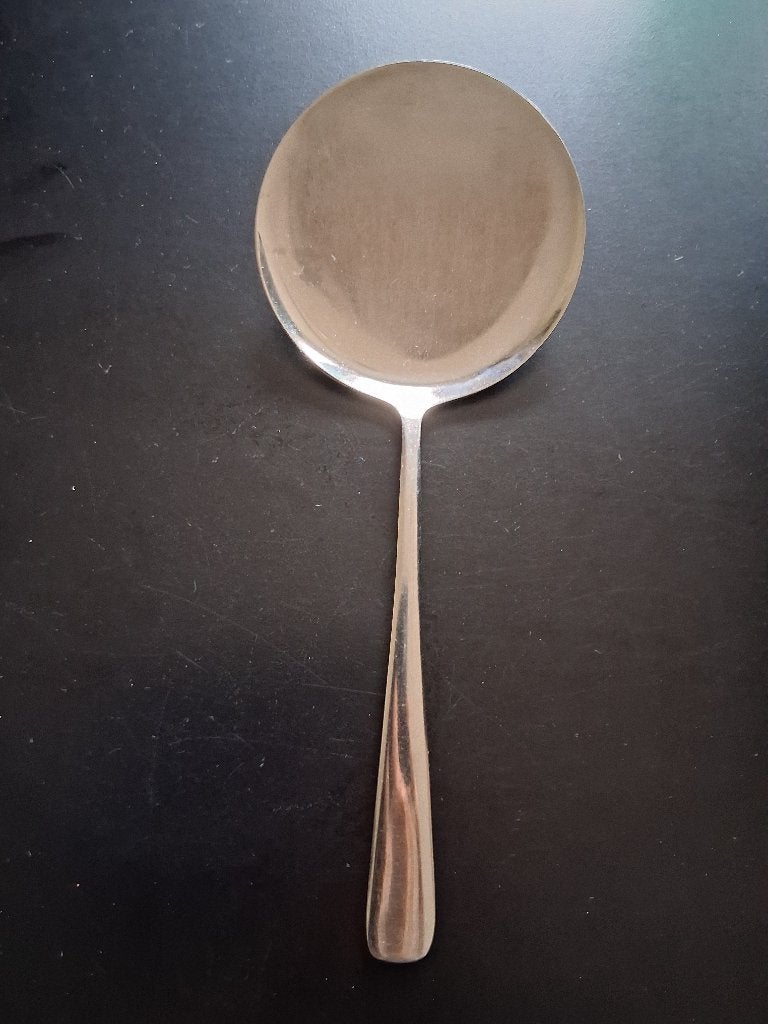 Sola pastei spiegeleischep, Gebruikt, Sola, Ophalen of Verzenden, Rvs of Chroom