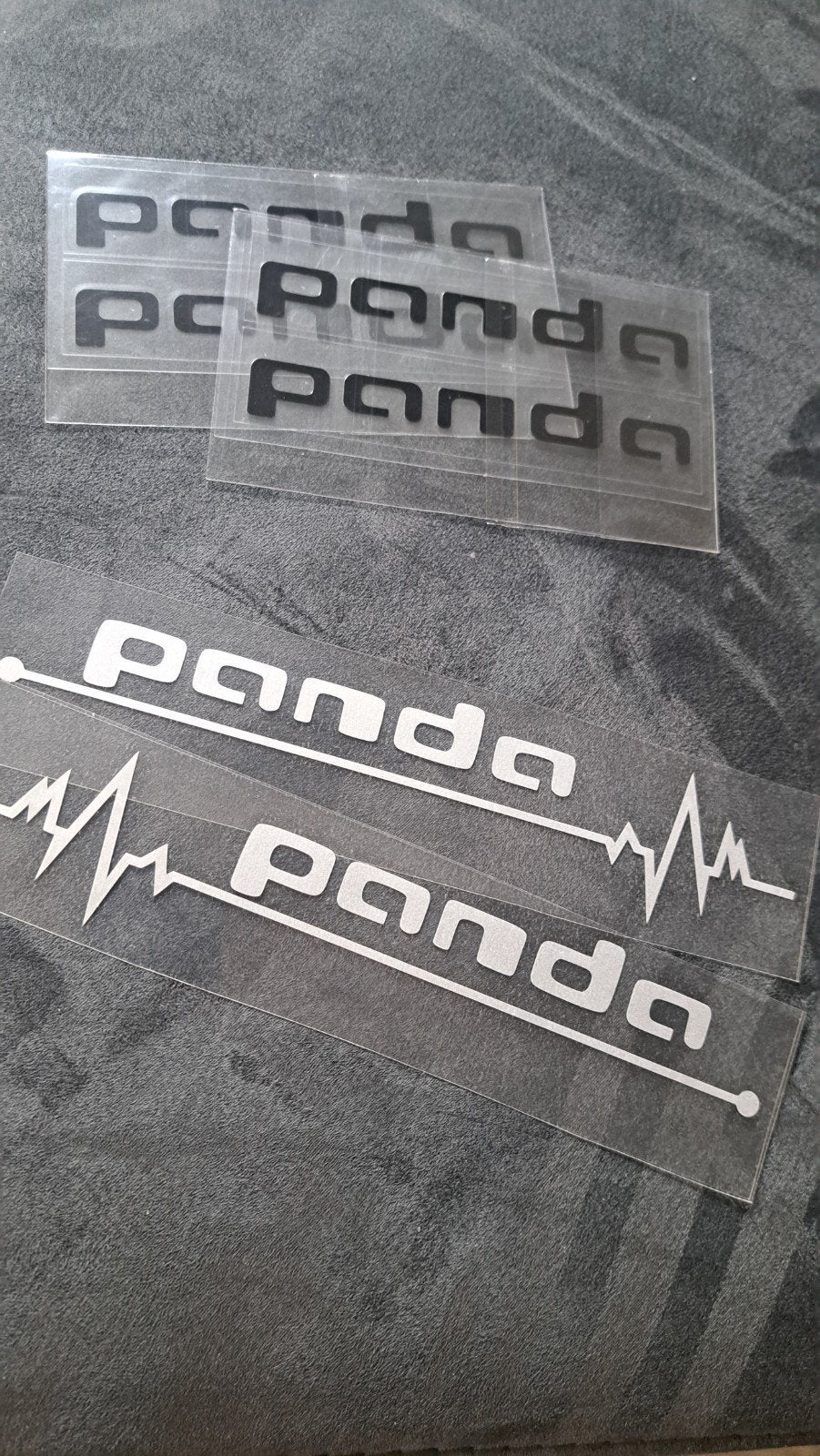 Fiat Panda stickerset. 2x., Ophalen of Verzenden