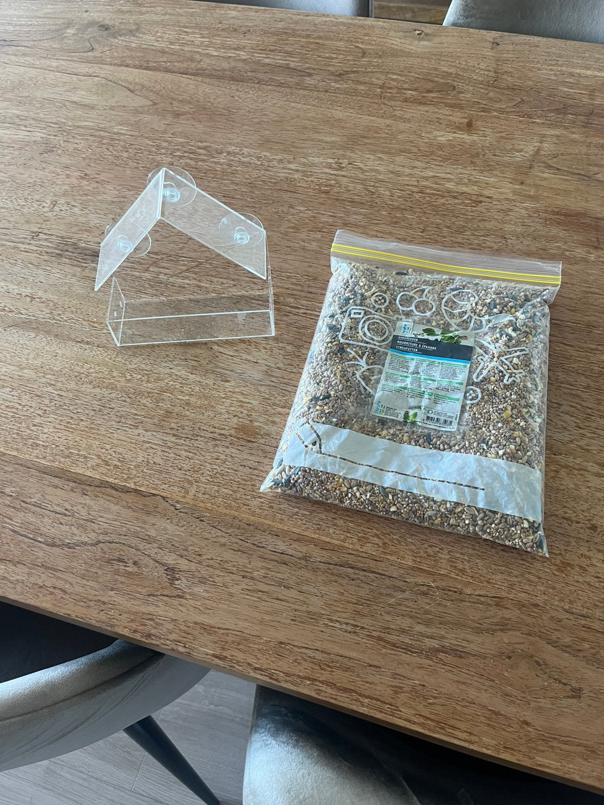Voederhuisje voor vogels €6,50, Ophalen of Verzenden, Zo goed als nieuw