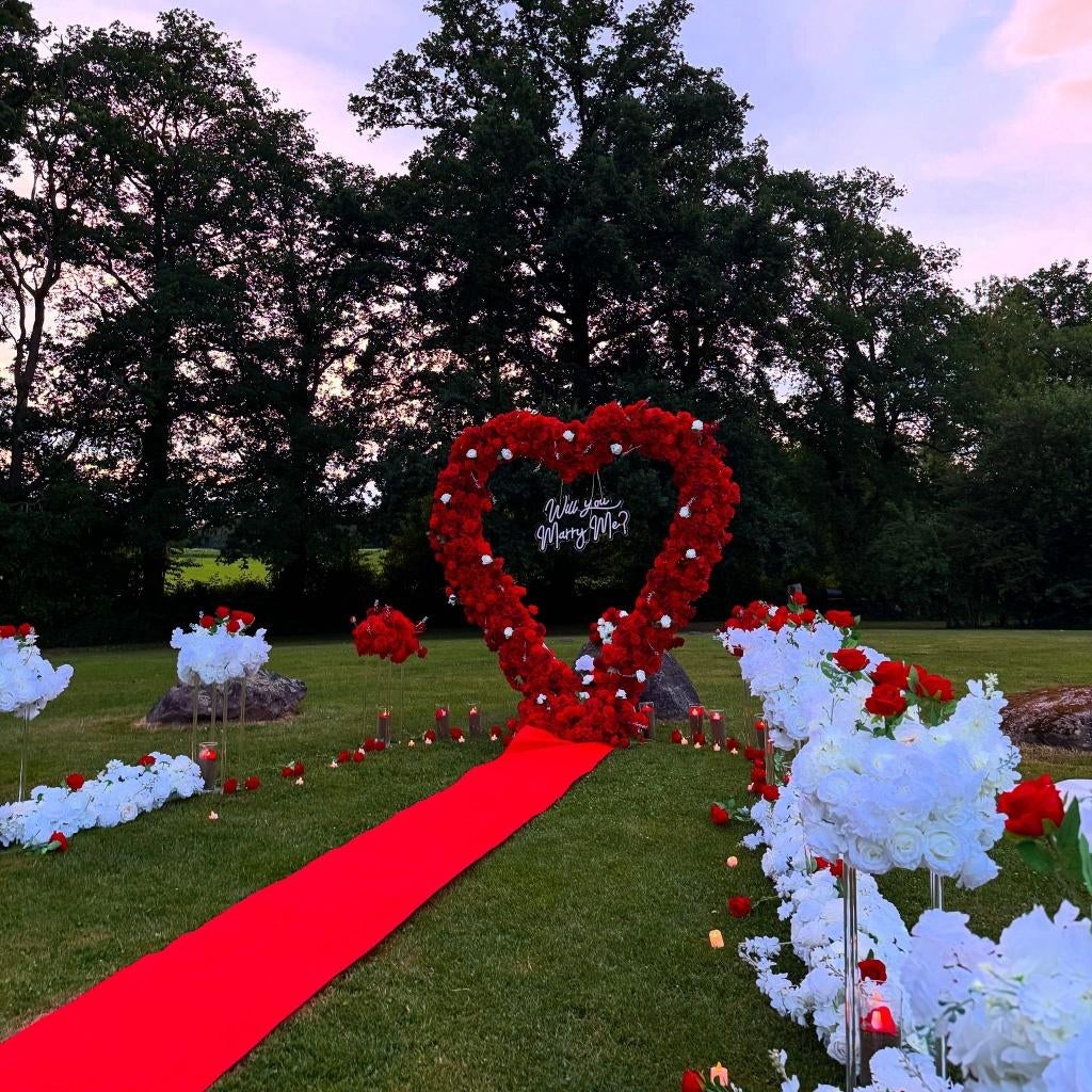 MARRY ME aanzoek decoratie onvergetelijke aanzoek, Ophalen of Verzenden, Nieuw, Valentijn of Romantisch