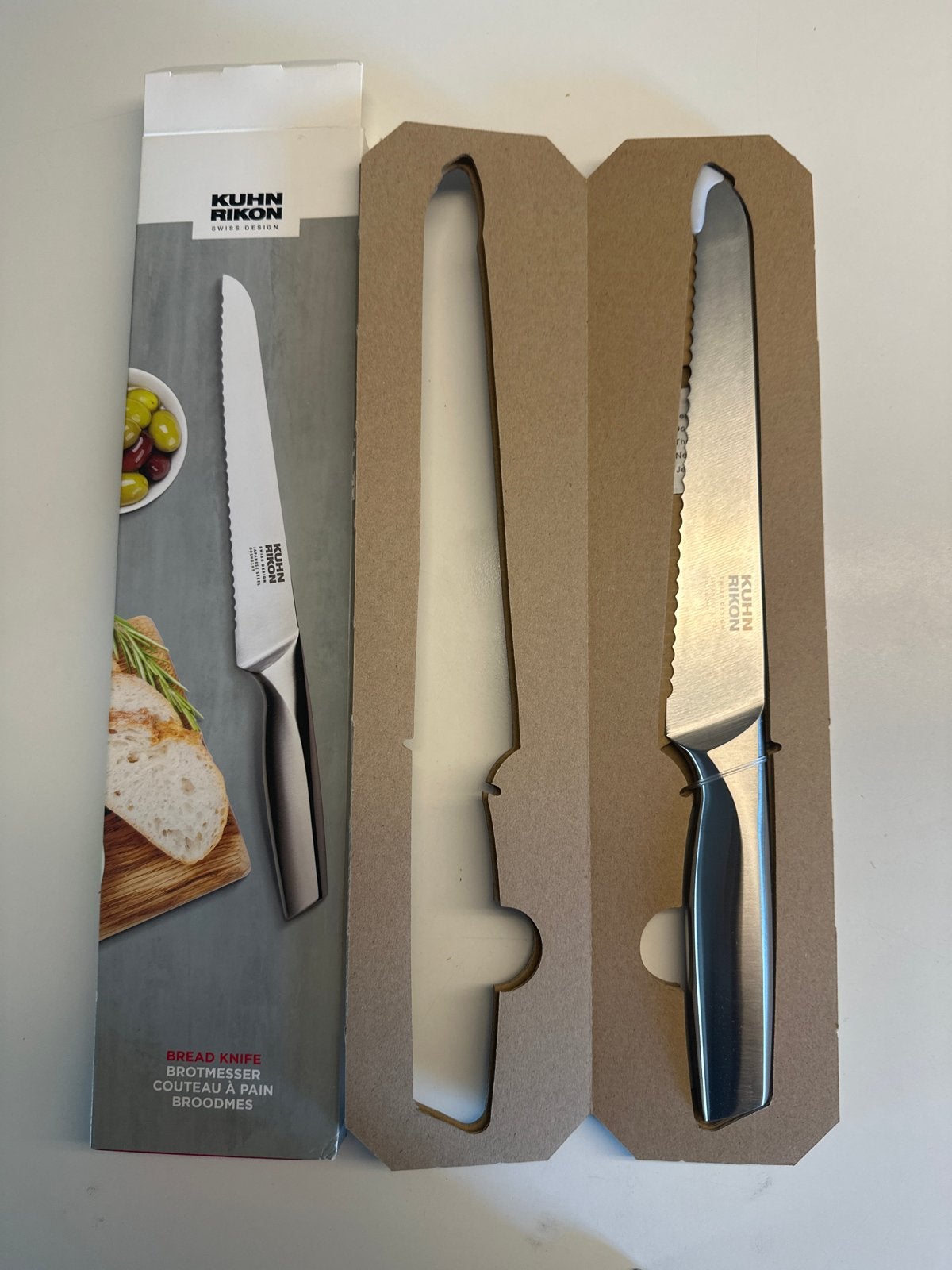 Kuhn Rikon Broodmes - Nieuw in verpakking, Overige typen, Verzenden, Nieuw, Metaal