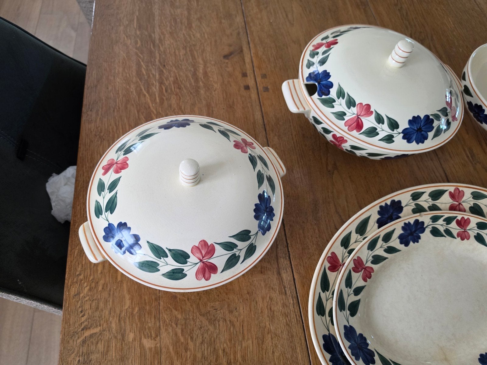 Uitgebreid Oud Boerenbond Servies - Compleet Set, Ophalen