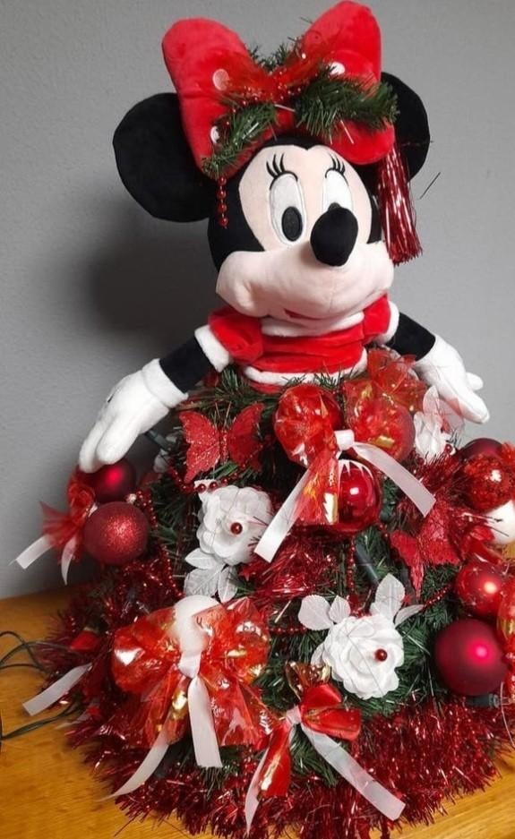 Kerst minnie mouse geheel compleet met verlichting, Diversen, Kerst, Ophalen of Verzenden