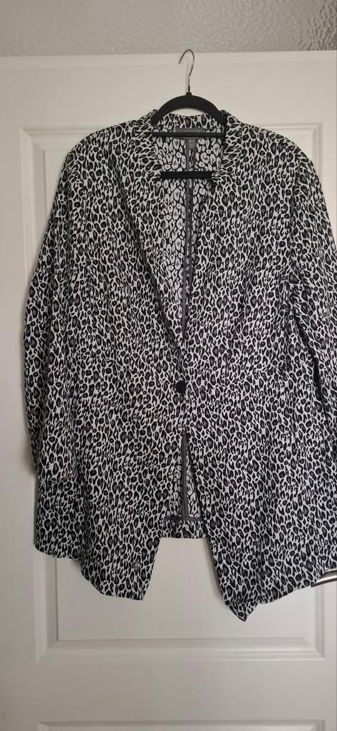 Selection by Ulla Popken jasje/colbert maat 44, Kleding | Dames, Jasjes, Kostuums en Pakken, Zwart, Maat 42/44 (L), Ulla Popken
