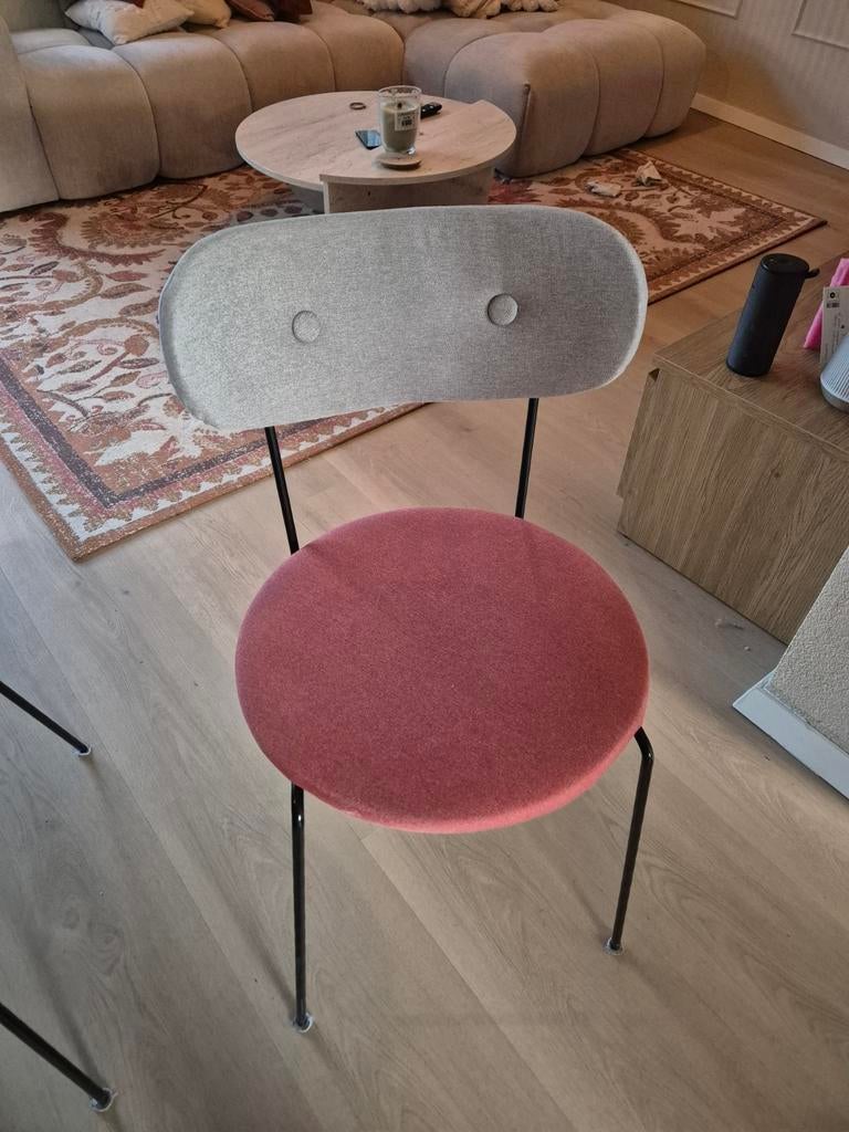 4 Kwantum Eettafelstoelen, Huis en Inrichting, Stoelen, Ophalen, Gebruikt, Modern, Speels, Overige kleuren