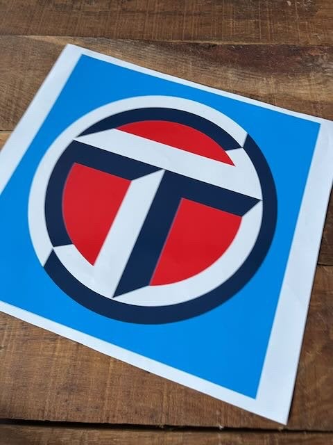 TALBOT   sticker -    +- 30  cm, Ophalen of Verzenden, Zo goed als nieuw, Auto's