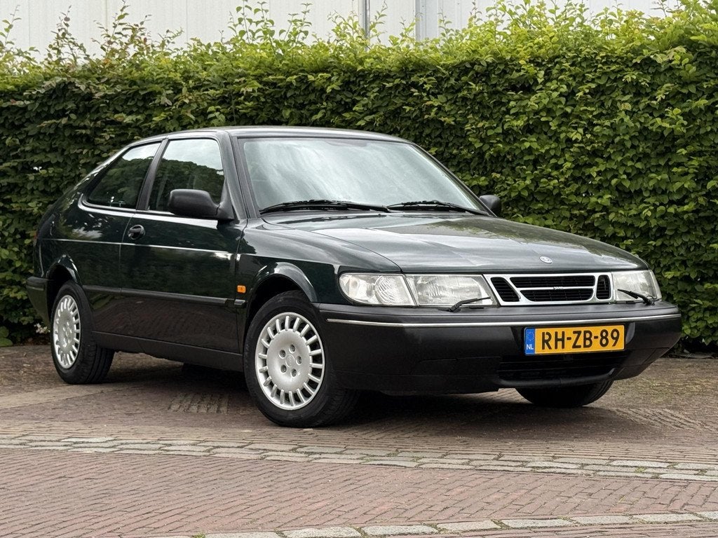 Saab 900 2.0 Scarabee Green Metallic|Coupé|Nieuwe APK|NAP|E, Auto's, Voorwielaandrijving, Stof, Gebruikt, 4 cilinders