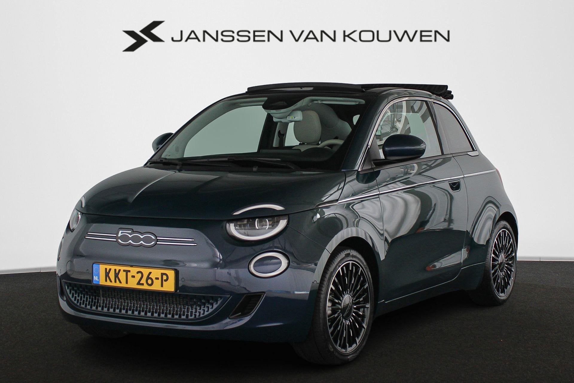 Fiat 500 C La Prima 24 kWh Cabrio Leder Stoelverwarming Came