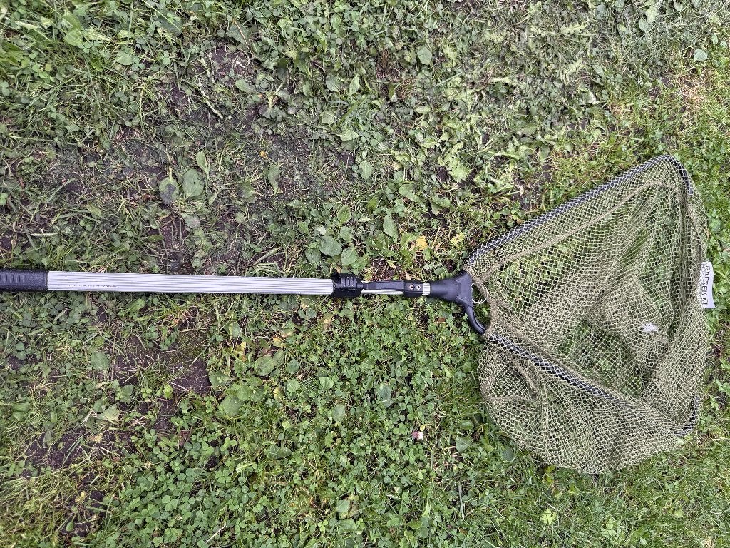 Inklapbaar schepnet voor forel etc., Ophalen of Verzenden, Gebruikt, Net of Fuik