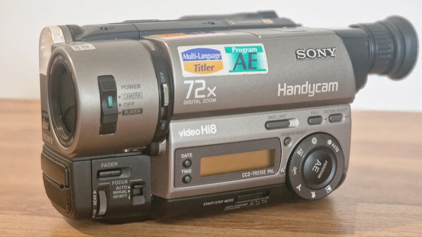 Sony Handycam CCD-TR515E PAL Video Hi8 Camcorder, Ophalen of Verzenden, Hi 8, Camera