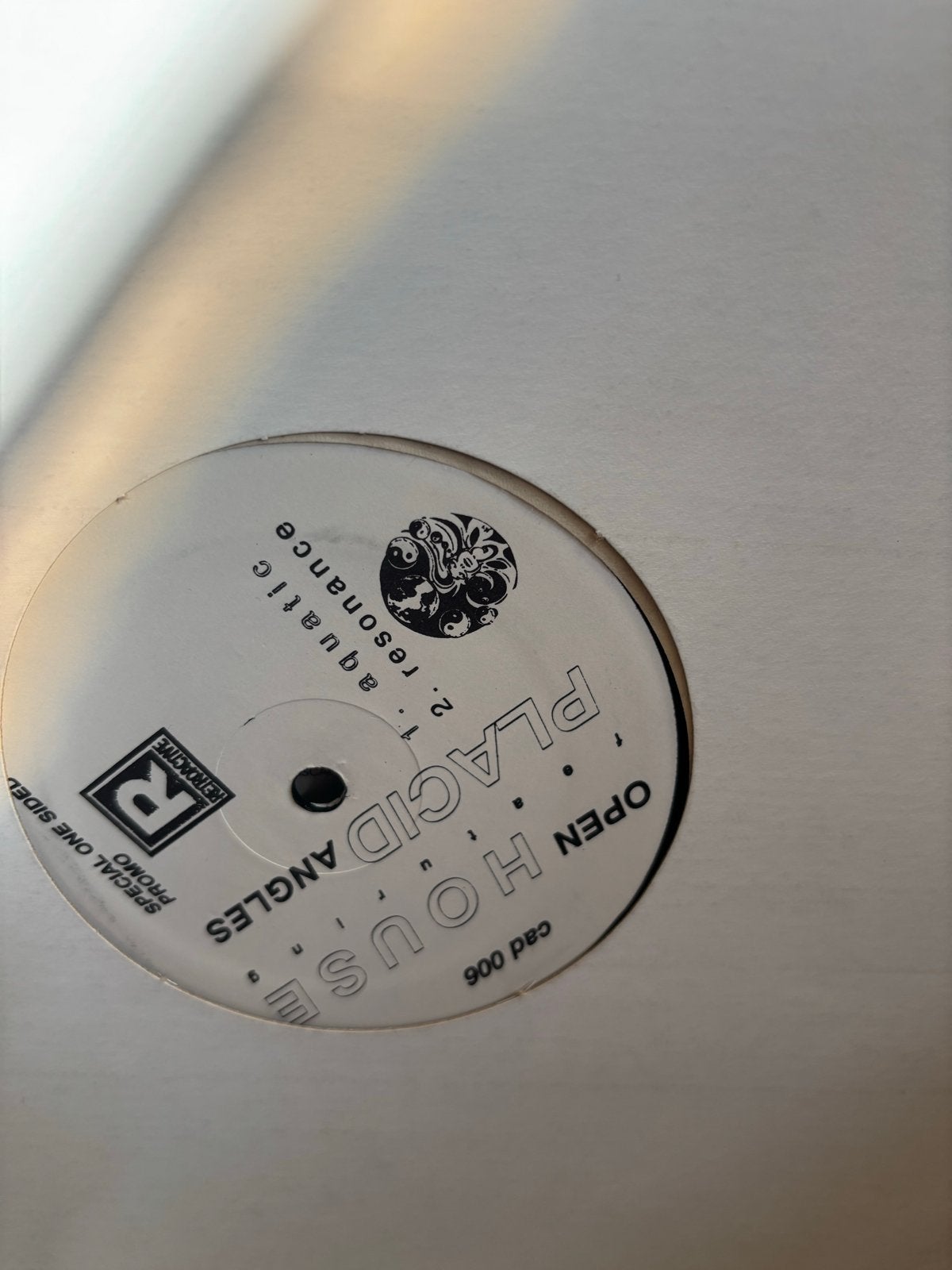 Open House - Placid Angles - Promo Vinyl (cad 006), Gebruikt, House, Promo, Ophalen of Verzenden