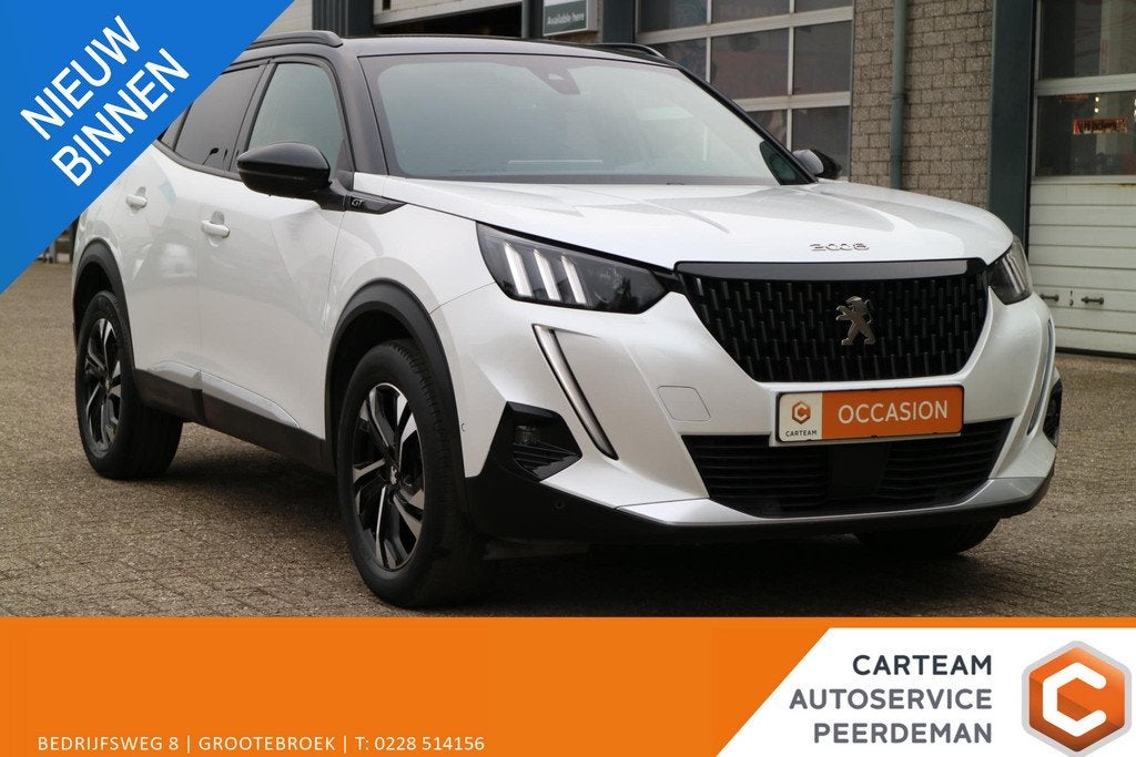Peugeot 2008 1.2 PureTech GT | Automaat | Camera | Blind spo, Auto's, Peugeot, Bedrijf, Te koop, ABS, Achteruitrijcamera, Airbags