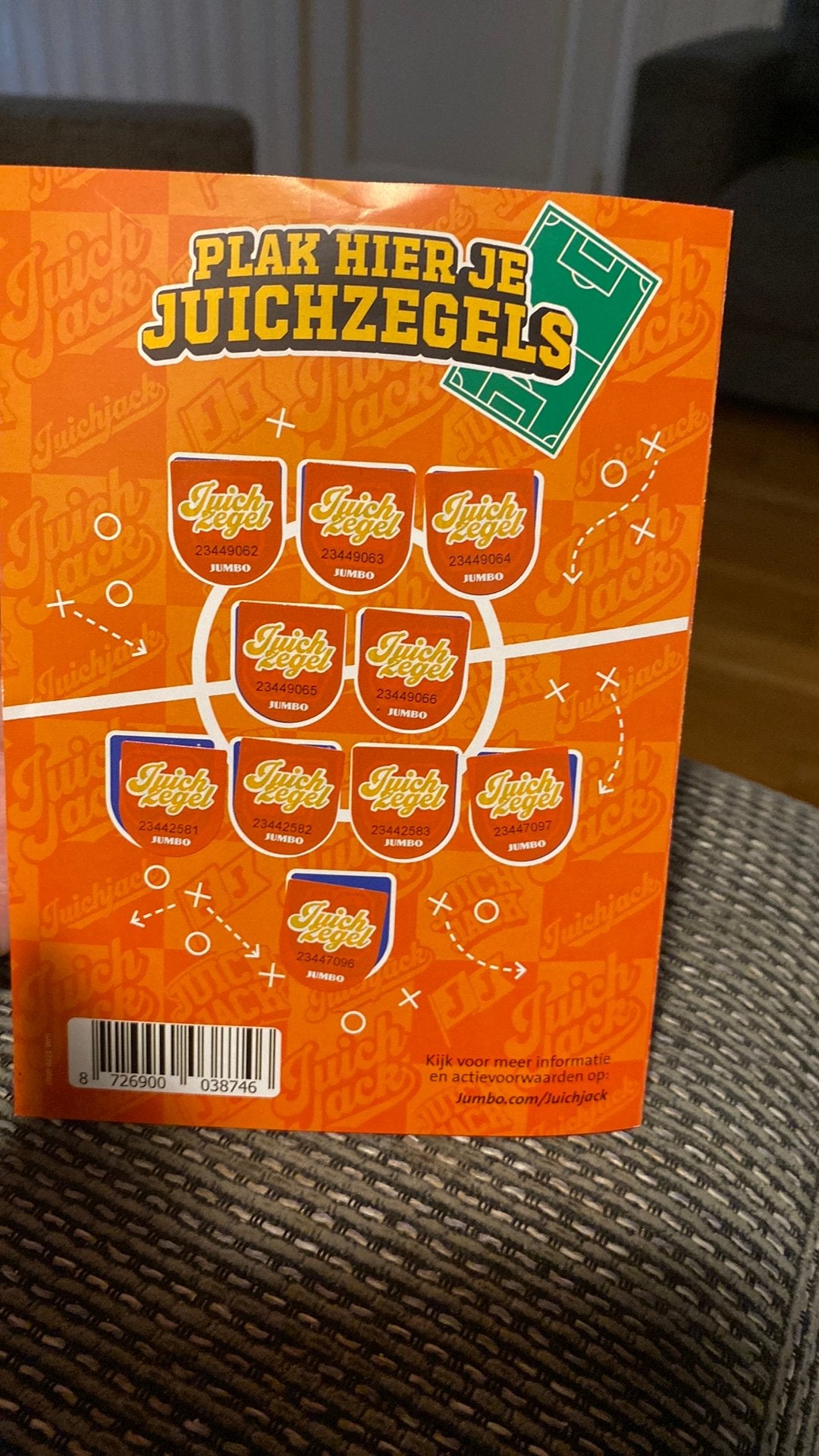 Volle spaarkaart JumboJuichJack., Verzamelen, Ophalen of Verzenden