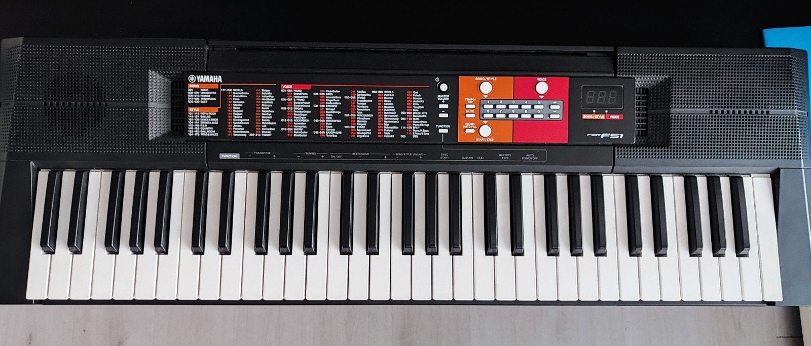 Yamaha PSR-PF1 Keyboard/Piano, Ophalen of Verzenden, Gebruikt, Instrumentstandaard, Keyboard of Synthesizer