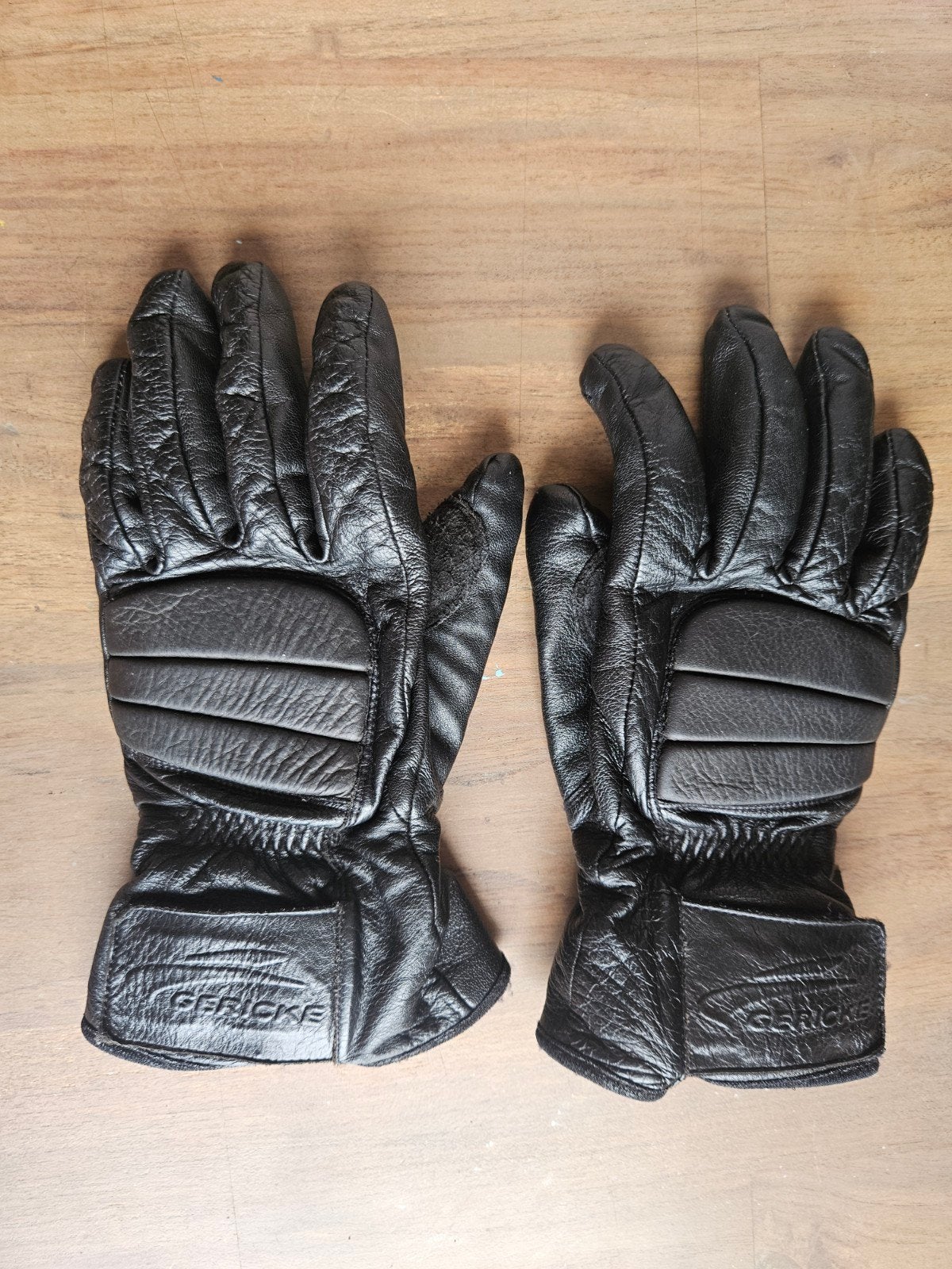 Zwarte leren motorhandschoenen, Gericke, Dames, Ophalen of Verzenden, Handschoenen