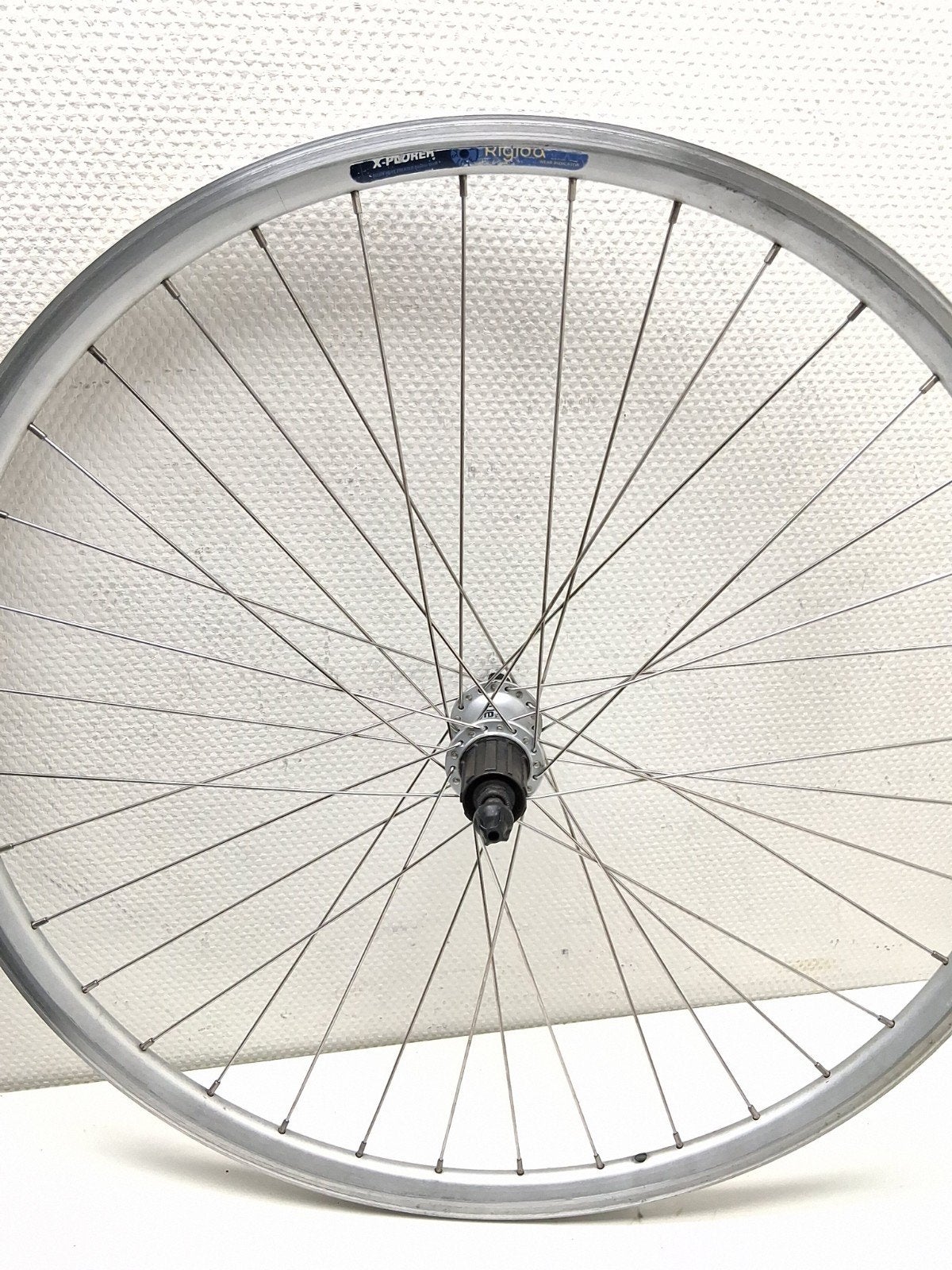 Shimano Deore 9V achterwiel grijs, Wiel, Verzenden, Zo goed als nieuw, Shimano