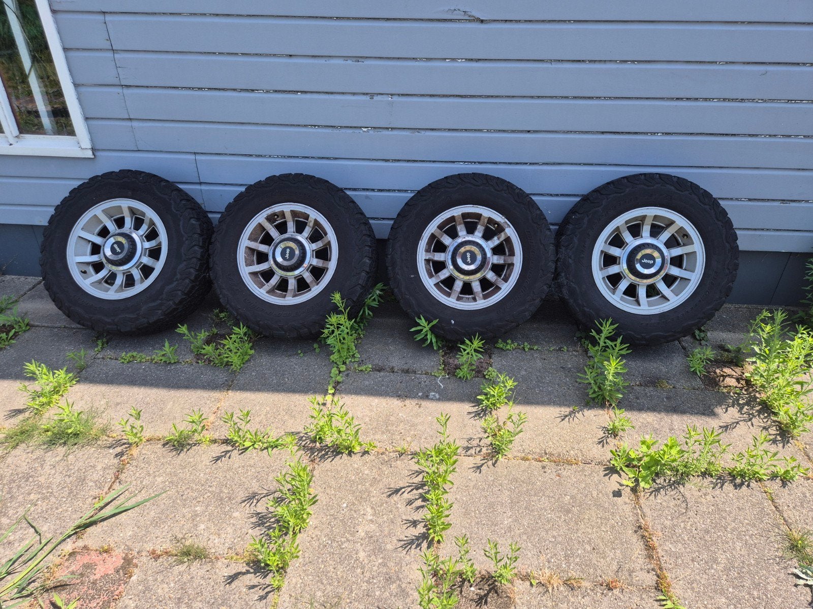 4x Jeep Cherokee XJ velgen 5x114, 15 inch, offroad, Ophalen, Gebruikt, 15 inch, Velg(en)