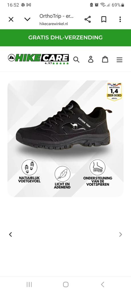 OrthoTrip Ergonomische, Waterdichte Comfortschoenen, Ophalen of Verzenden