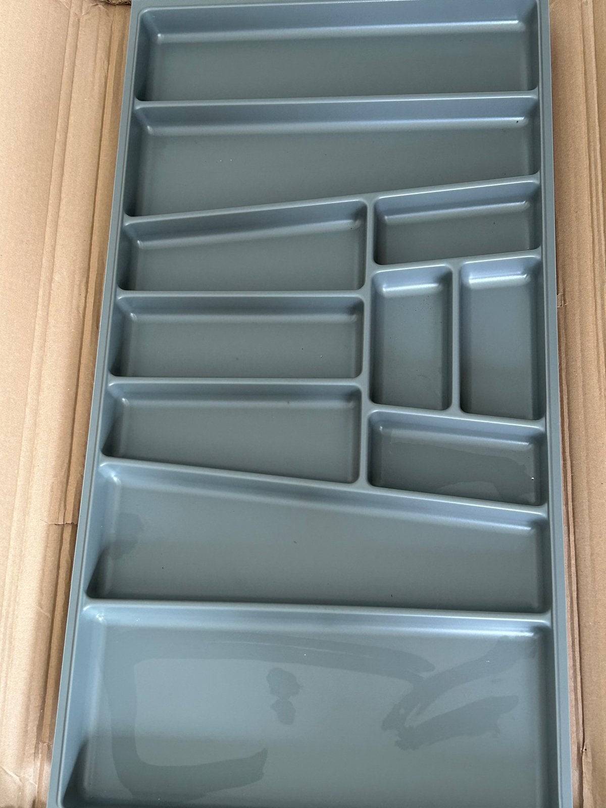 Nieuw Bestekbak 89x47 cm - Grijs, Huis en Inrichting, Keuken | Bestek, Ophalen of Verzenden, Nieuw, Kunststof