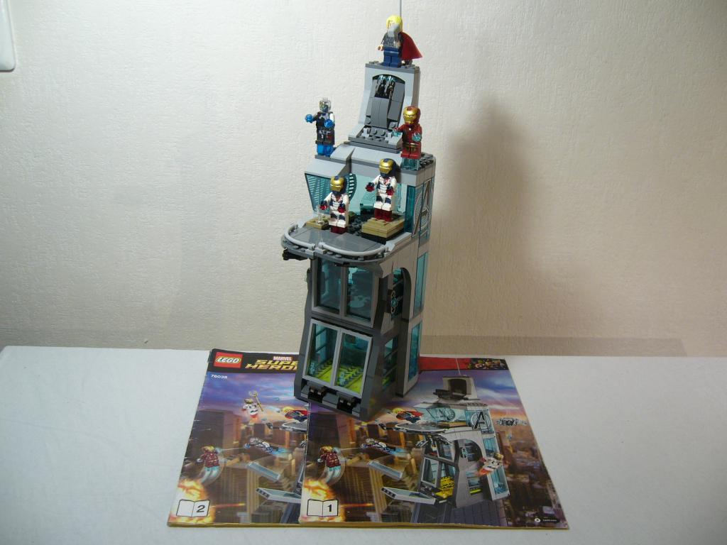 Lego Super Heroes 76038 Attack on Avengers Tower, Gebruikt, Marvel, Lego, Ophalen of Verzenden