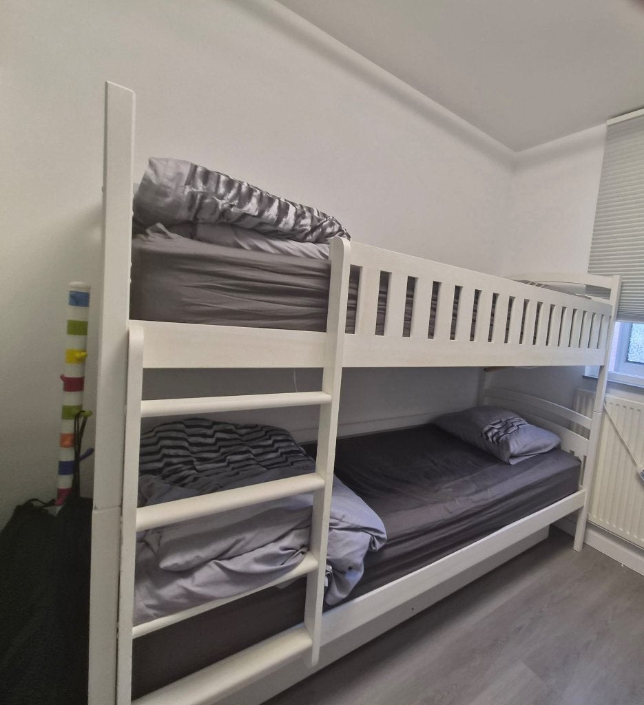 Stapelbed, Ophalen, Gebruikt, 90 cm, 160 tot 180 cm