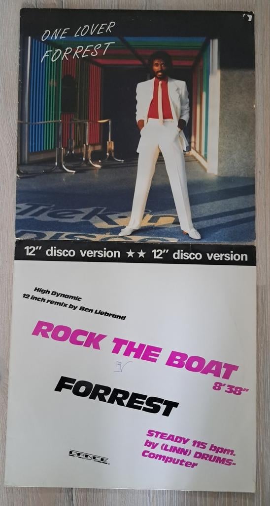 Forrest - One Lover / Rock The Boat (12" Disco Version), Ophalen of Verzenden, Gebruikt, 12 inch, Disco