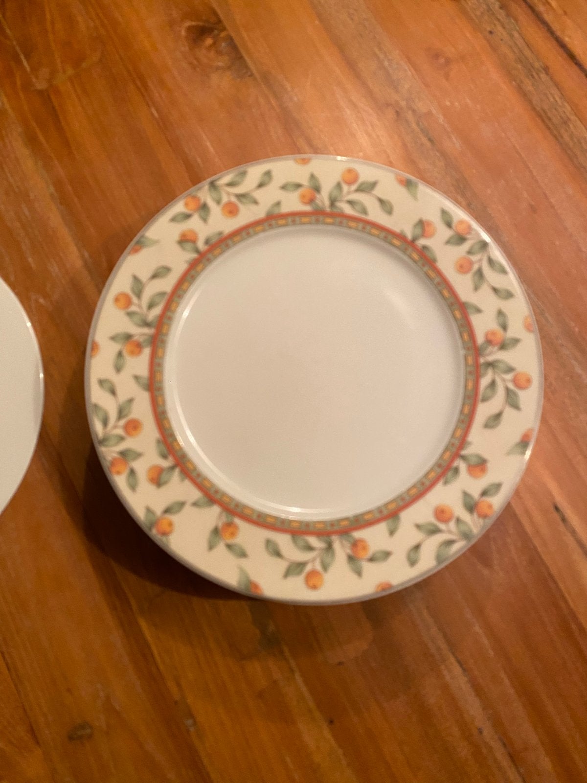Koffietijd servies: 8 onbeschadigde ontbijtbordjes, Overige merken, Ophalen of Verzenden, Zo goed als nieuw, Bord(en)