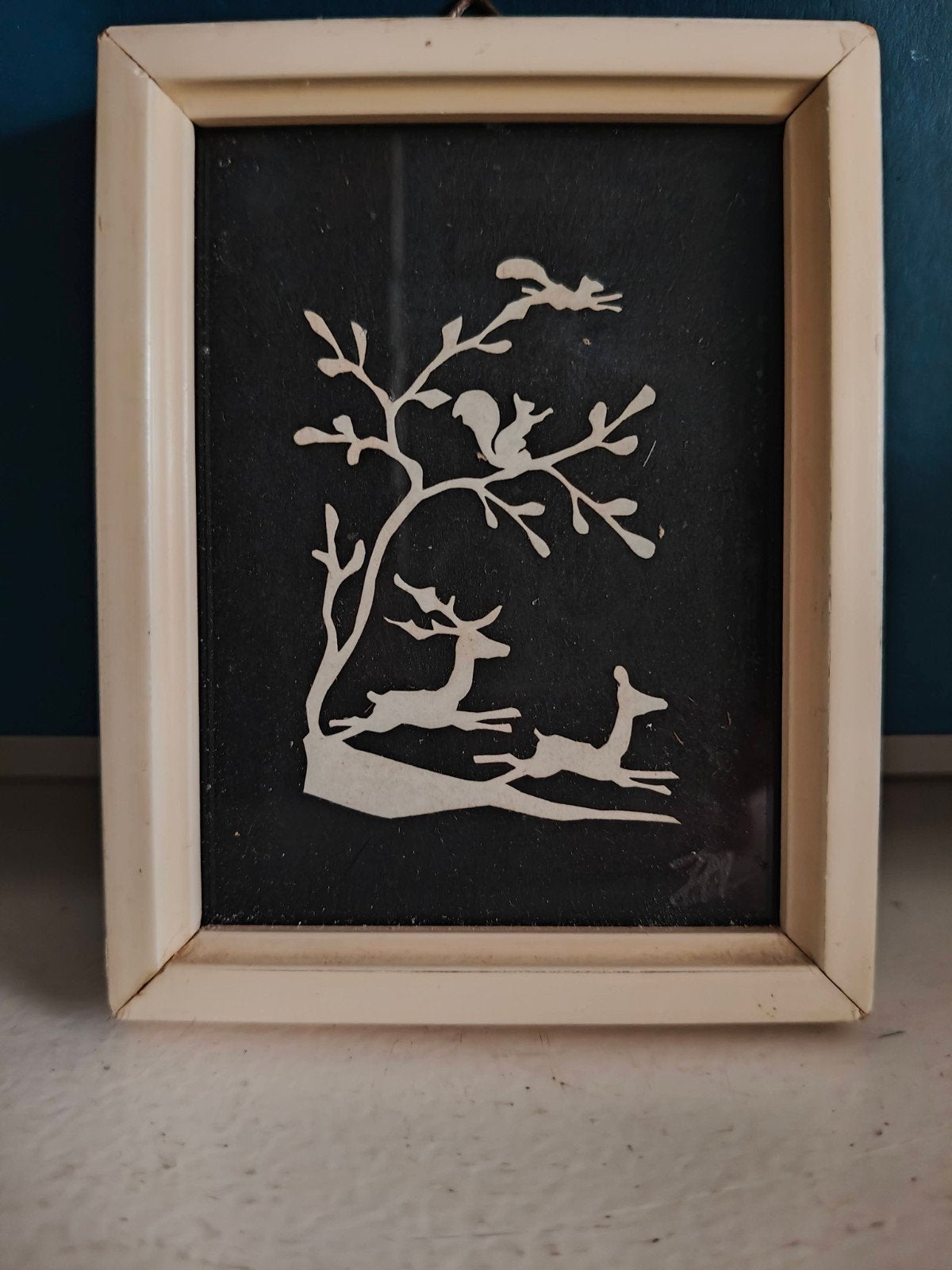Klein knipwerkje papierknipkunst knipkunst W. Tj. Lever, Ophalen of Verzenden