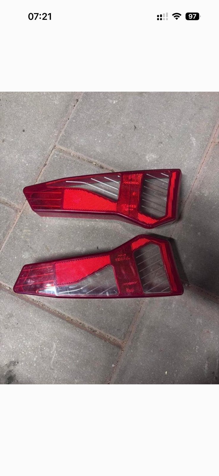 Lampen Uebler I21 fietsendrager. Achterlicht glas., Ophalen of Verzenden, Nieuw, Trekhaakdrager