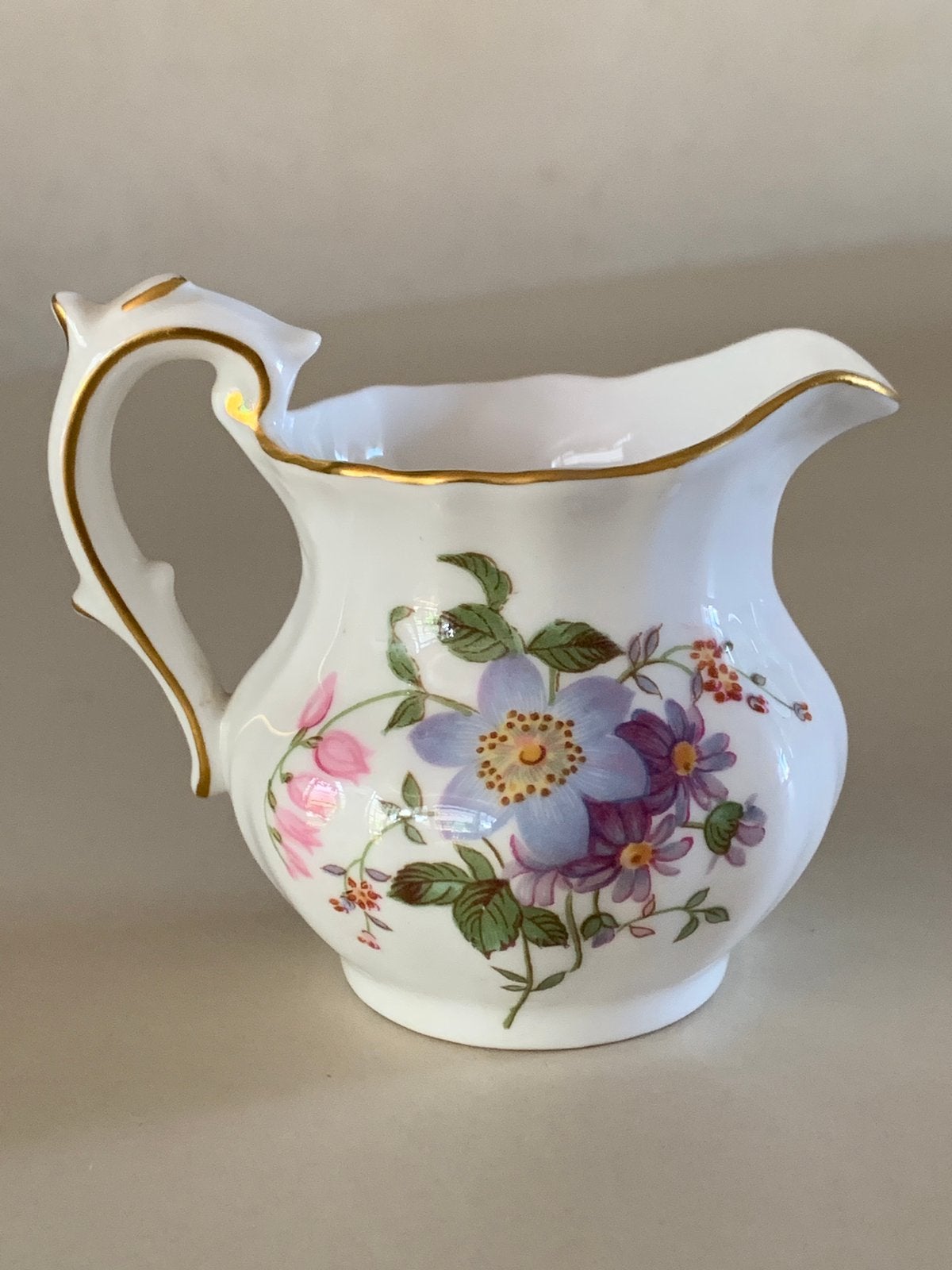 Vintage Royal Crown Derby melkkannetje Derby Posies XXXI M, Verzenden