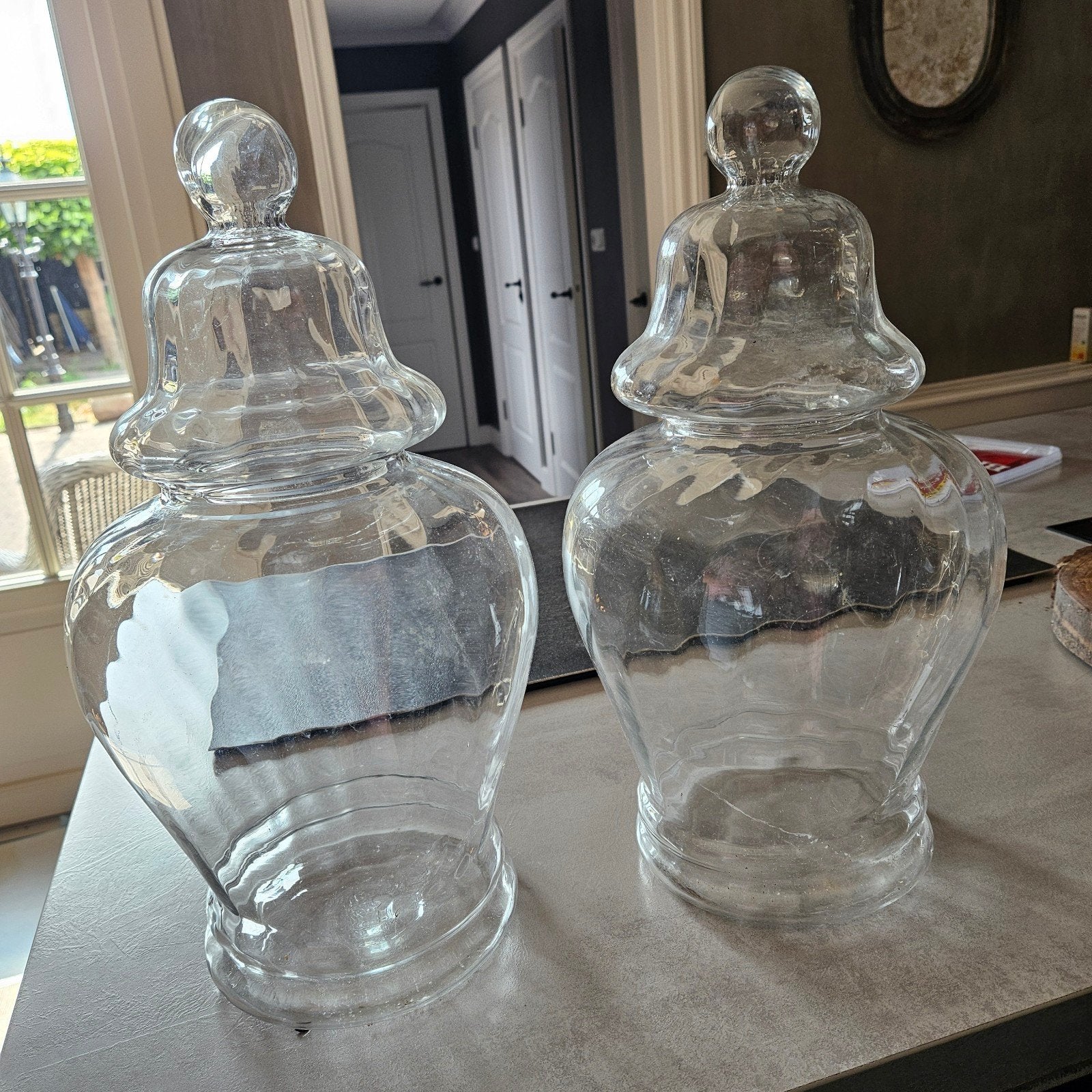 mooi glazen potten, Ophalen, Zo goed als nieuw
