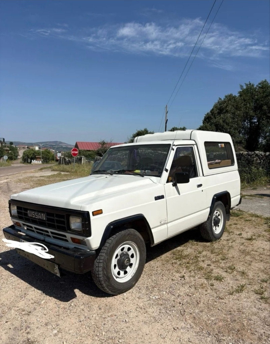 Nissan Patrol 1985, Auto's, Bestelauto's, Particulier, Nissan, Diesel, Origineel Nederlands, Wit, Ophalen of Verzenden