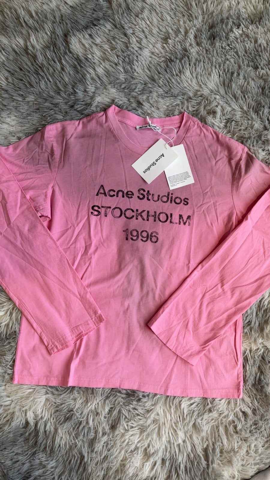 Acne studios roze longsleeve, Nieuw, Ophalen of Verzenden, Lange mouw, Roze