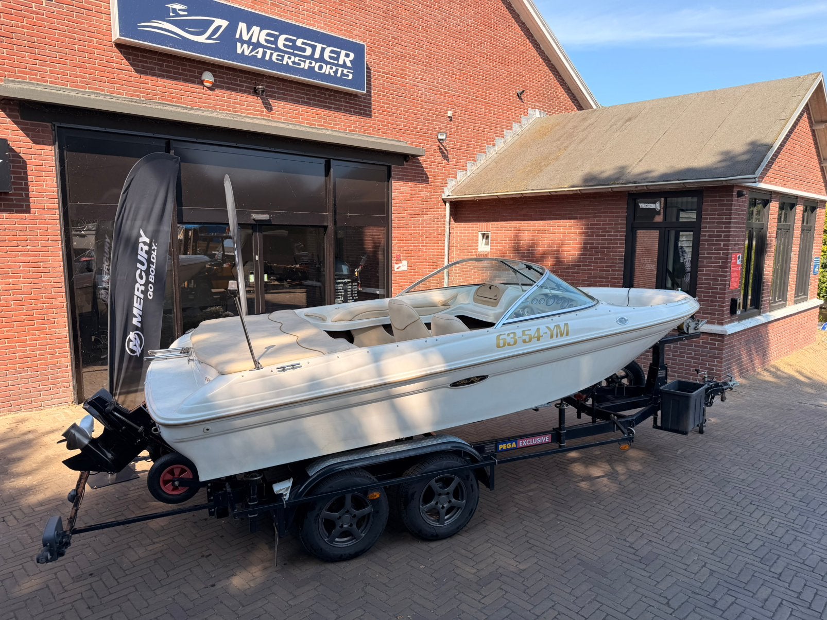 Sea Ray 180 bowrider, speedboot, Gebruikt, 120 tot 200 pk, Ophalen of Verzenden, Sea Ray