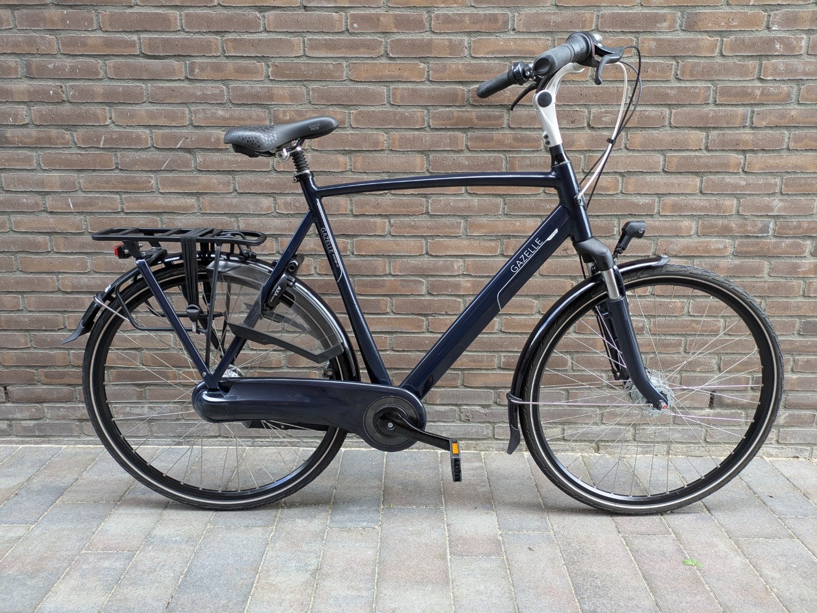 Zeer nette Gazelle Orange C7+ herenfiets 65cm 7 versnellinge, Ophalen, Gebruikt, Versnellingen, 65 cm of meer