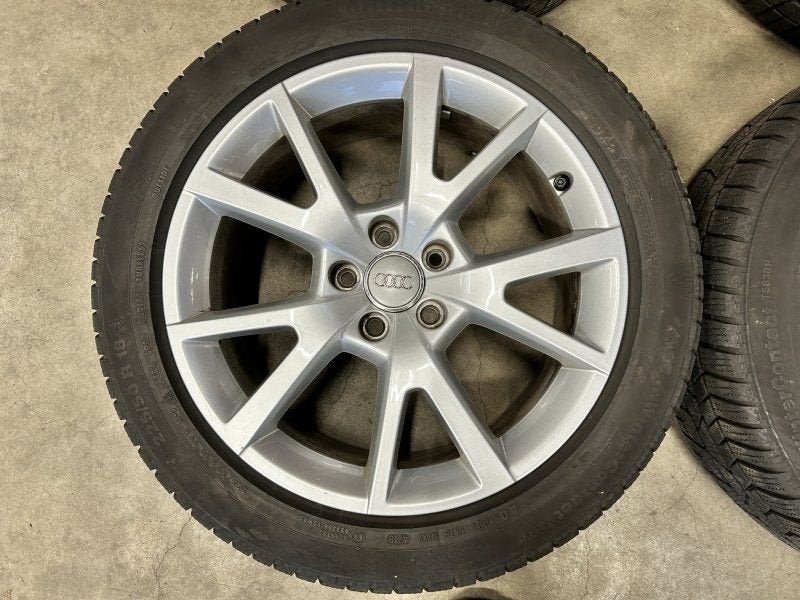 18 inch originele velgen + winterbanden Audi A6 4G0071498, 18 inch, Gebruikt, -, -