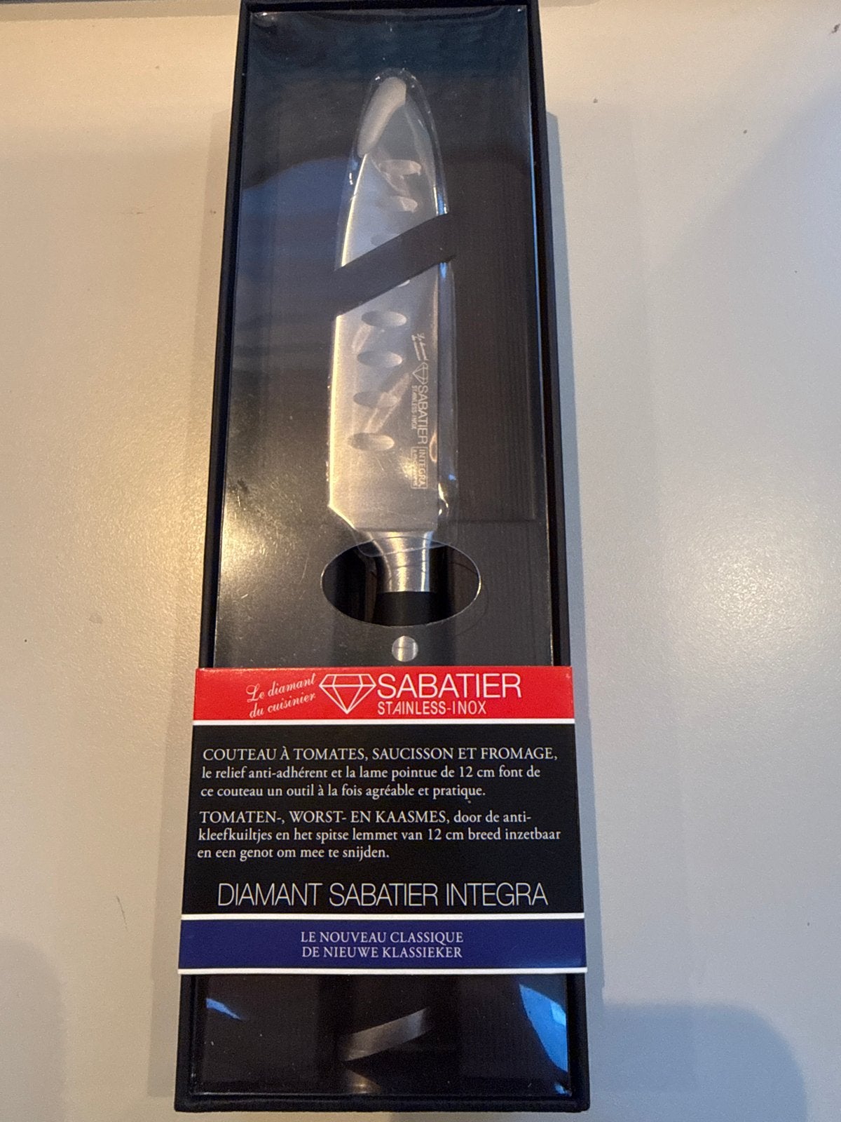Sabatier Diamant Integra Tomaten-, Worst- en Kaasmes, Los bestek, Nieuw, Rvs of Chroom, Overige merken