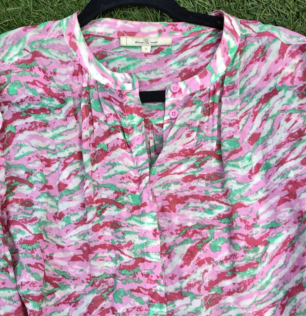 blouse maat L circle of trust kleur roze, Maat 42/44 (L), Ophalen of Verzenden, Roze, Gedragen
