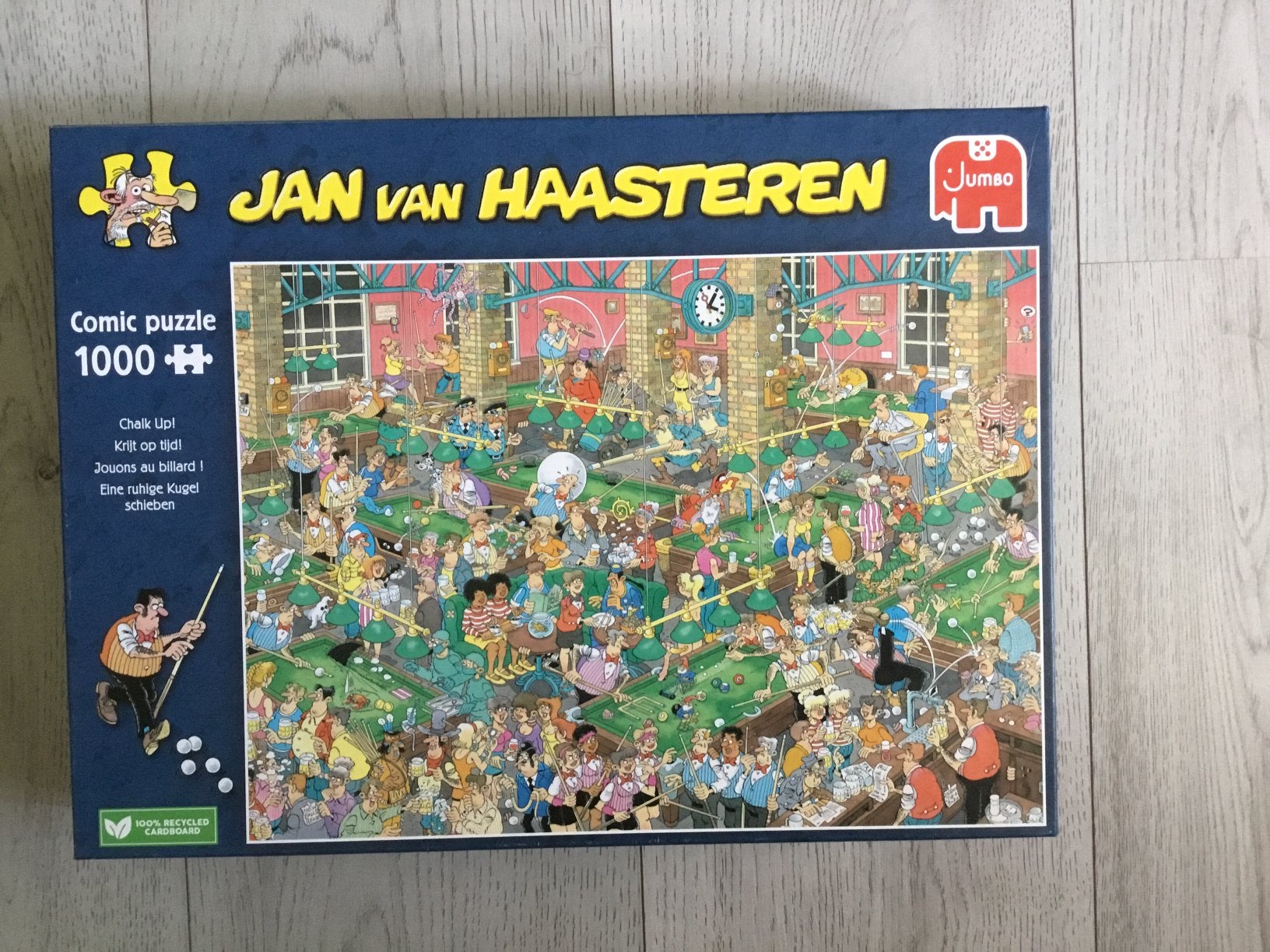Krijt op tijd 1000 stukjes., Ophalen of Verzenden, 500 t/m 1500 stukjes, Zo goed als nieuw