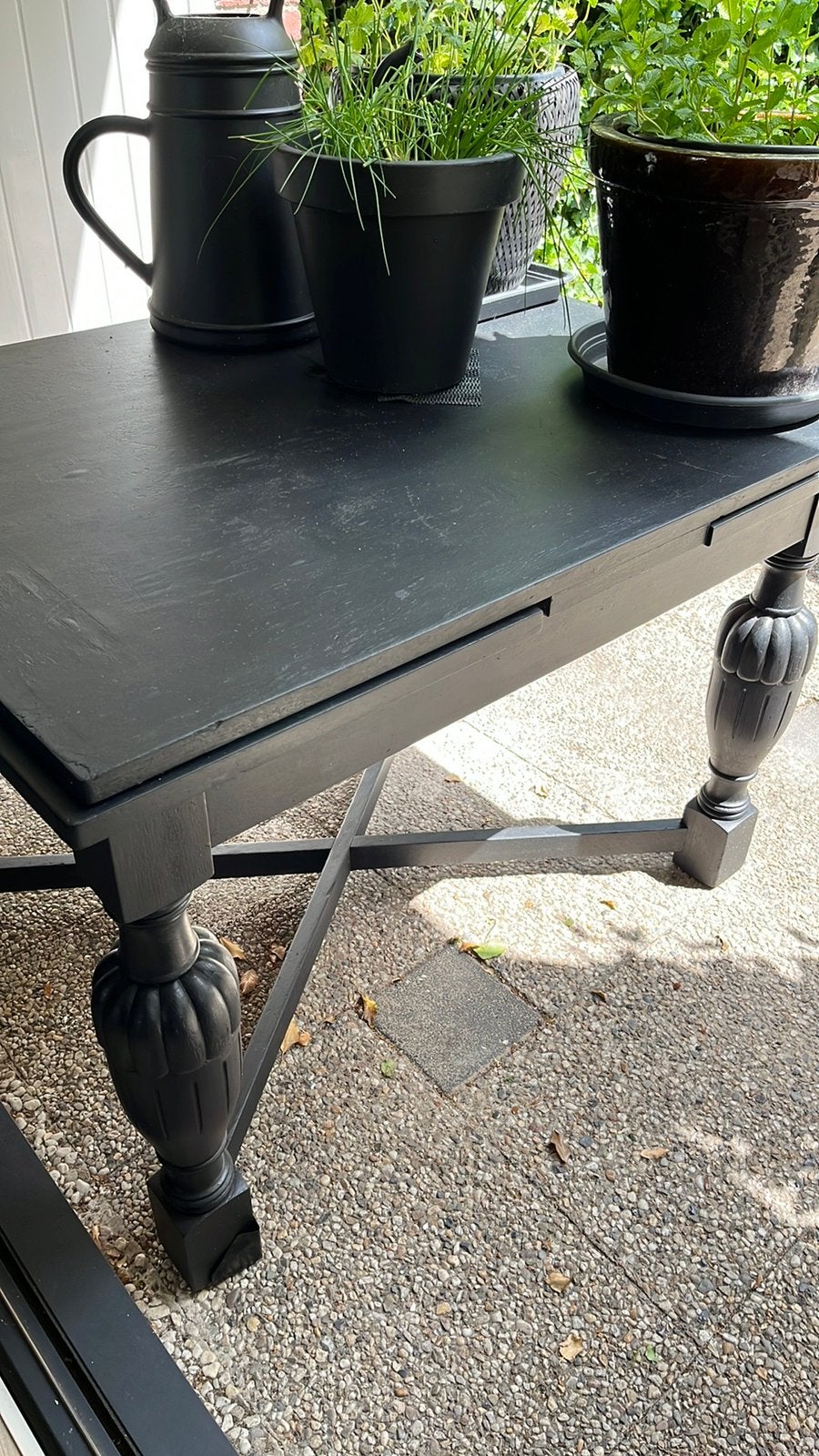 Uitschuifbare tafel ( opknapper), Ophalen, 100 tot 150 cm, 50 tot 100 cm, Zo goed als nieuw
