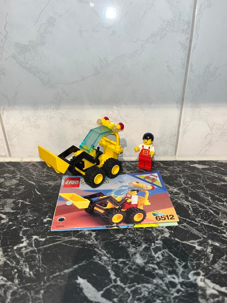 LEGO 6512 – Landscape Loader met boekje en minifigure, Kinderen en Baby's, Speelgoed | Duplo en Lego, Ophalen of Verzenden, Zo goed als nieuw