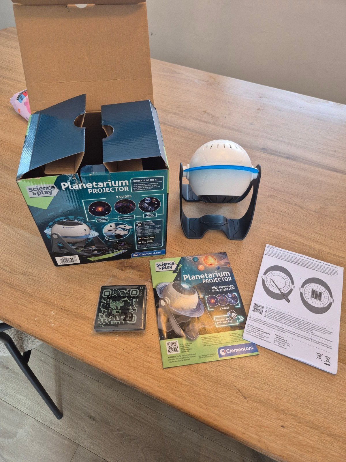 Clementoni Science & Play Planetarium Projector, Kinderen en Baby's, Ophalen of Verzenden, Gebruikt, Elektronica, Met licht