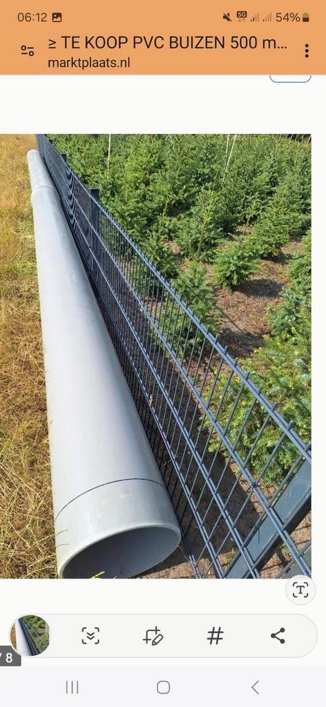 TE KOOP PVC BUIZEN 400 MM, 200 MM, 3 BETONBUIS 400 M, Doe-het-zelf en Verbouw, Buizen en Afvoer, Ophalen, Pvc, 80 mm of meer