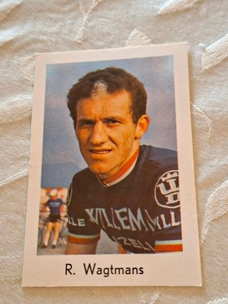 Prentje/Chromo : Rinus 'Rini' Wagtmans / Willem II-Gazelle, Verzenden, Zo goed als nieuw, Overige sporten, Poster, Plaatje of Sticker