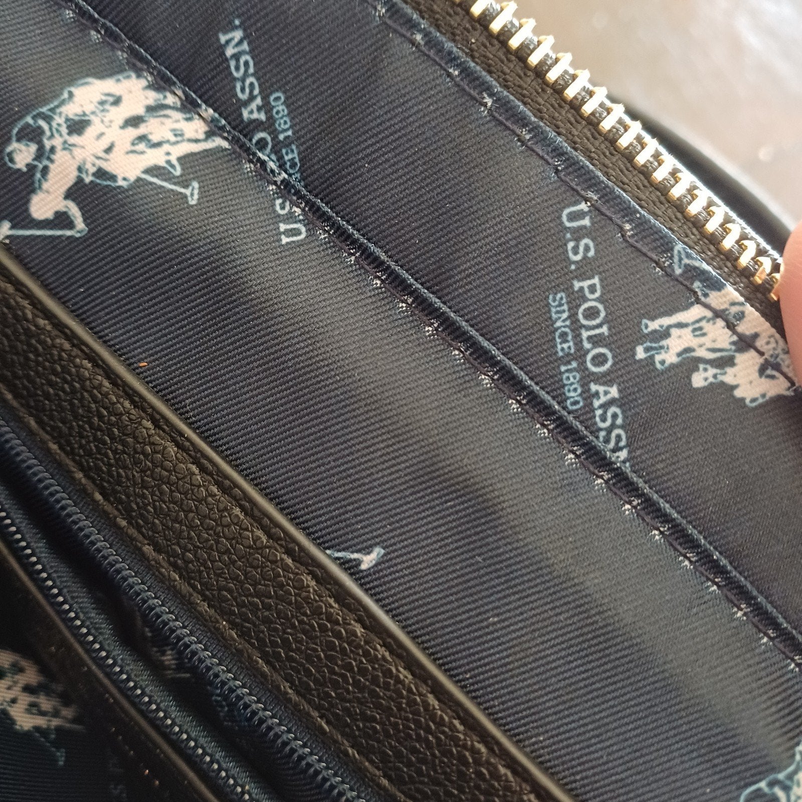 U.S. Polo Assn. Zwarte Handtas - Zo goed als nieuw, Ophalen, Zo goed als nieuw, Zwart, Handtas